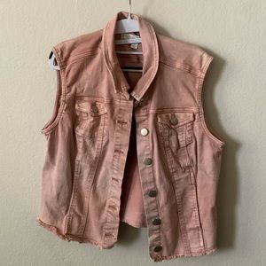Cato vest dusty Rose size L